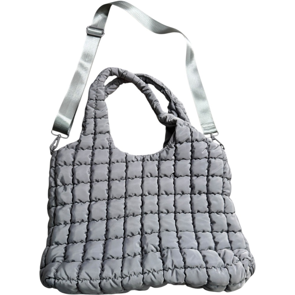 Sol‎ and Selene Quilted Puffer Small Duffel Bag Crossbody Gym Travel Tote Zip